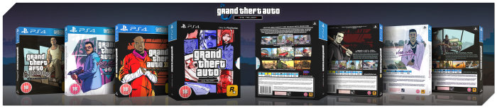 Grand Theft Auto The Trilogy box art cover