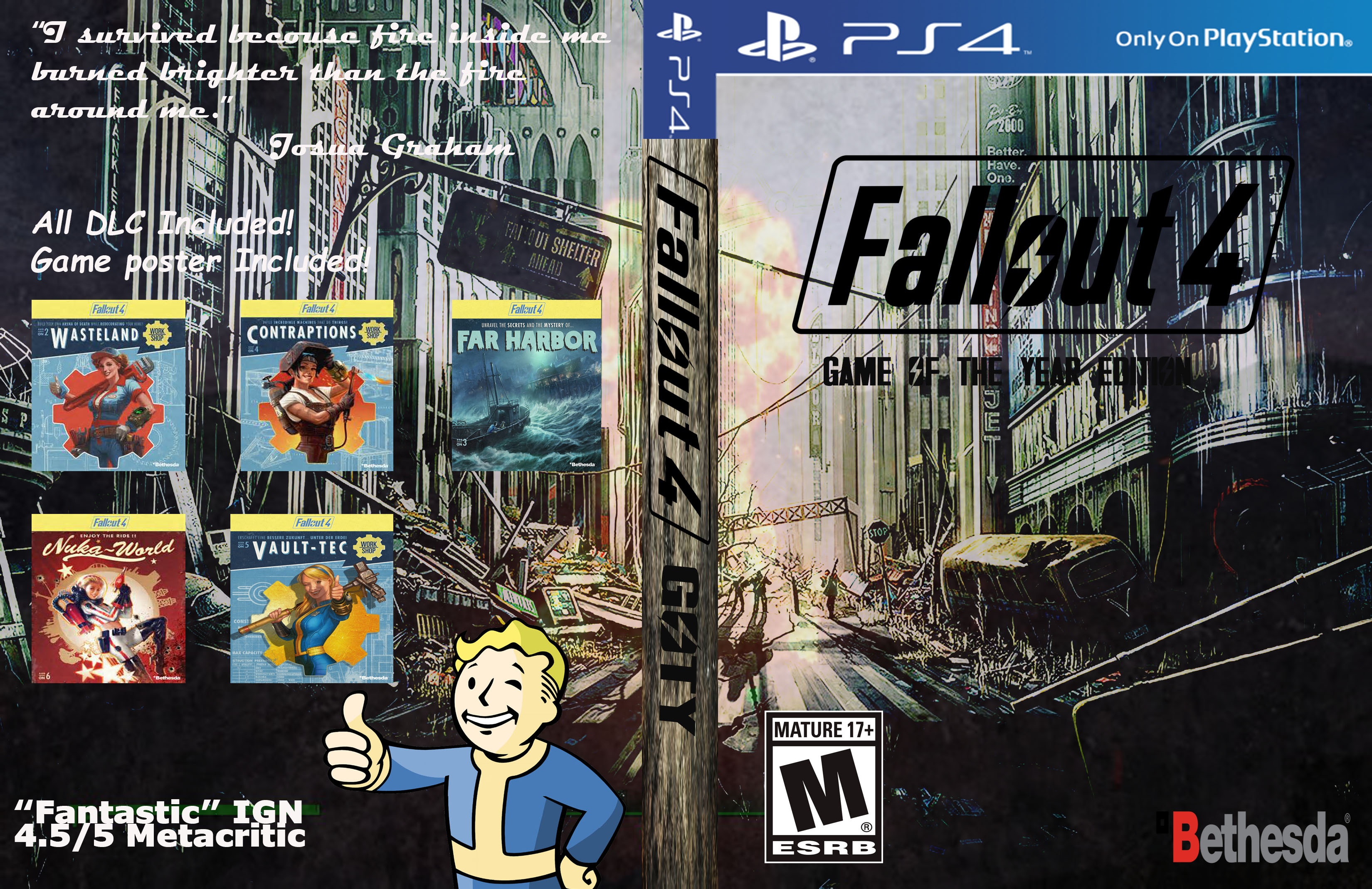 Fallout 4 goty ps4 дополнения на диске фото 79