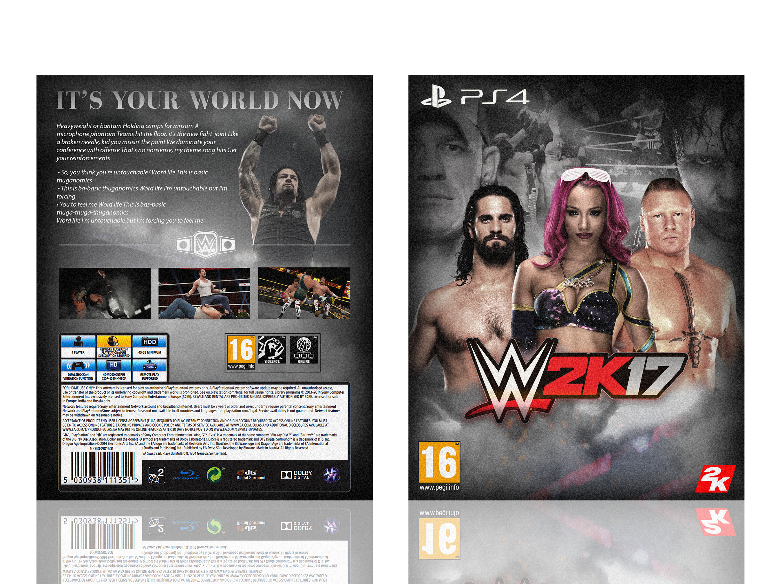 WWE 2K17 box cover
