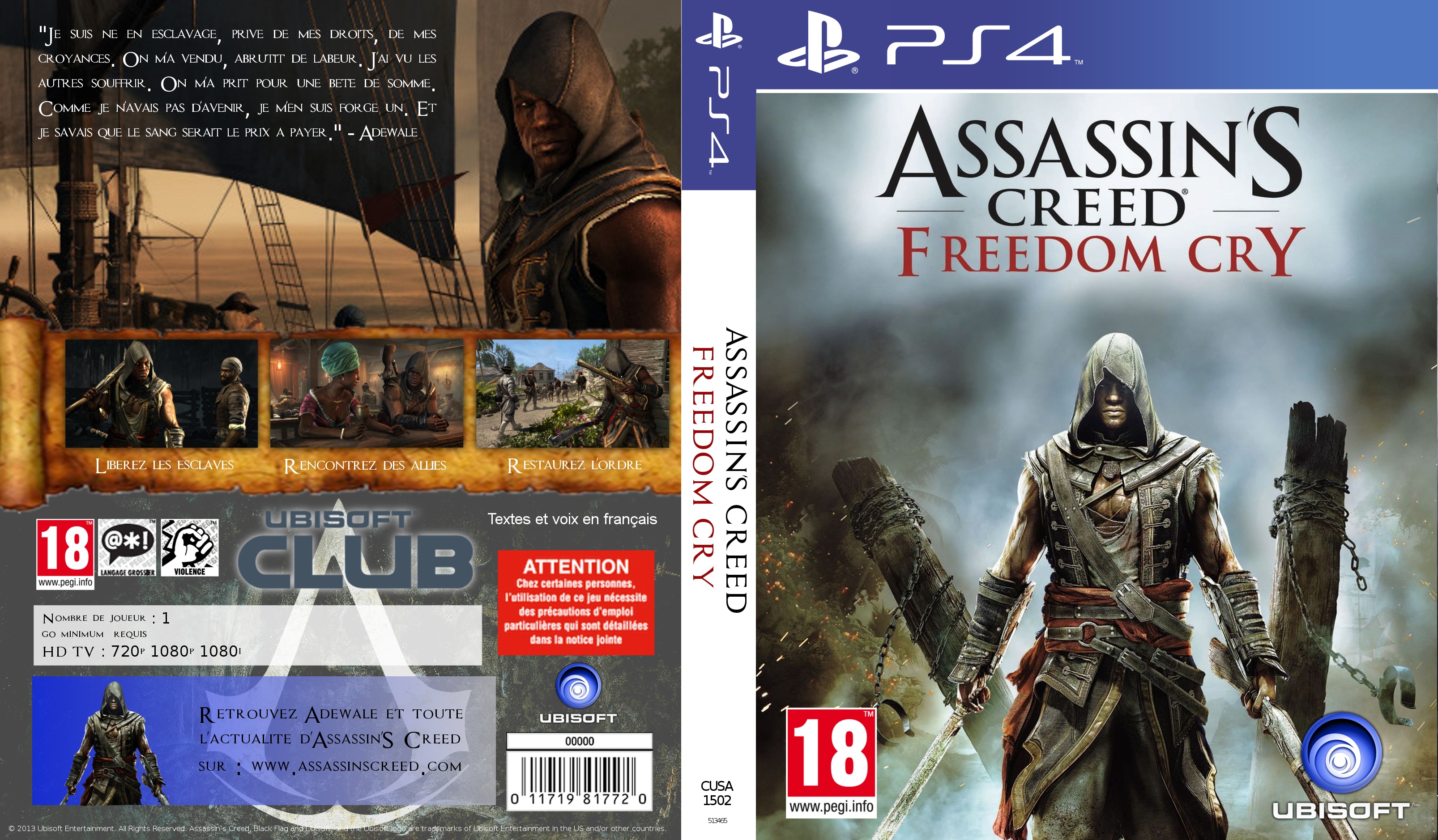 Assassin's Creed Freedom Cry box cover