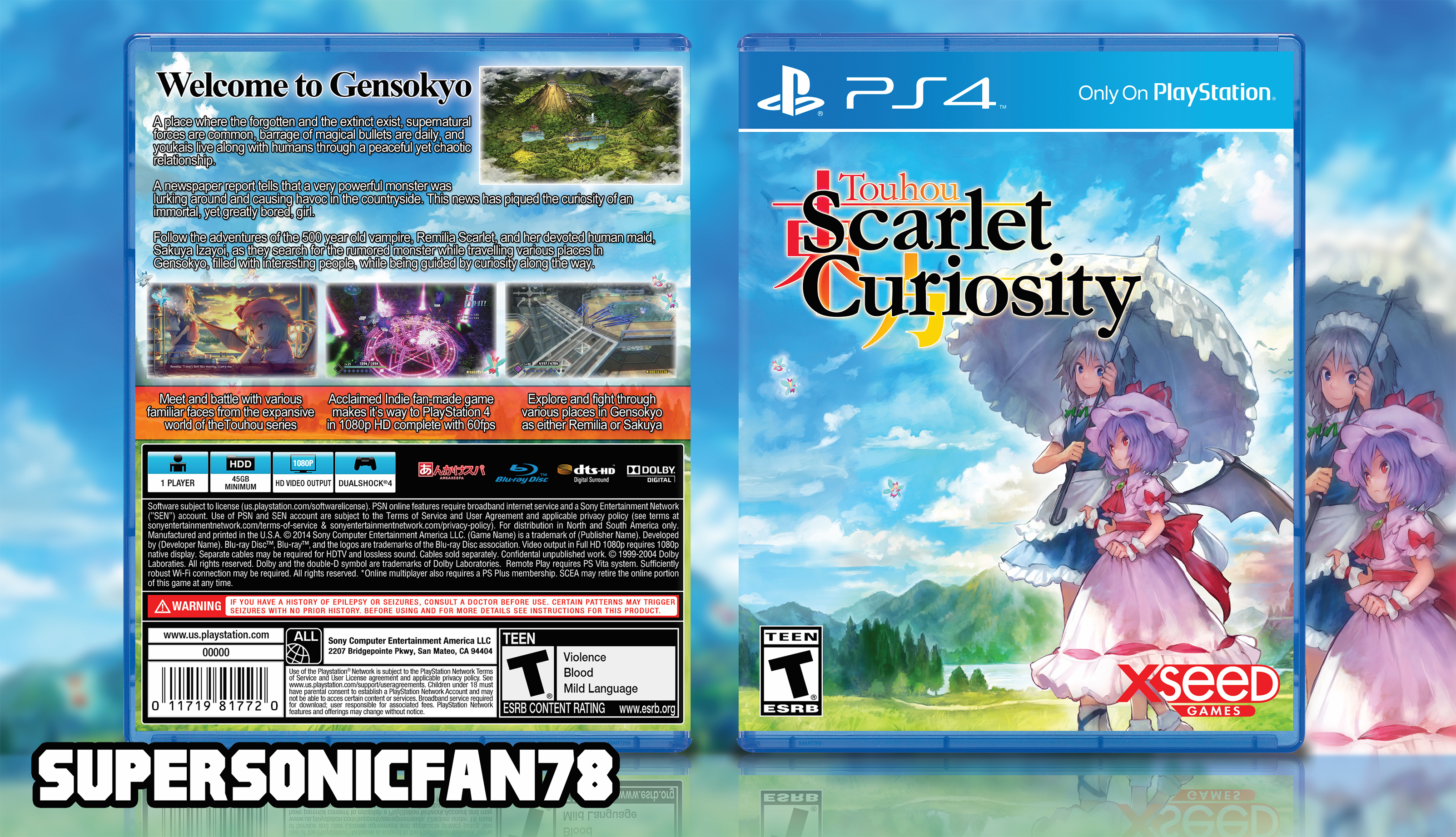 Touhou Scarlet Curiosity box cover
