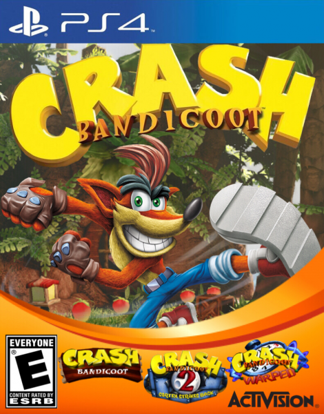 Crash Bandicoot Remastered Trilogy box art cover