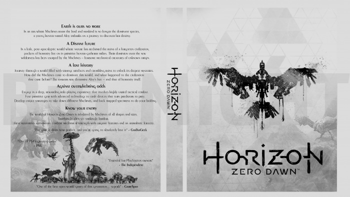 Horizon Zero Dawn box art cover