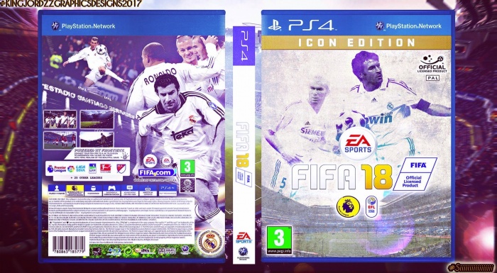 FIFA 18 PlayStation 4 Box Art Cover by kingjordzzgraphics85