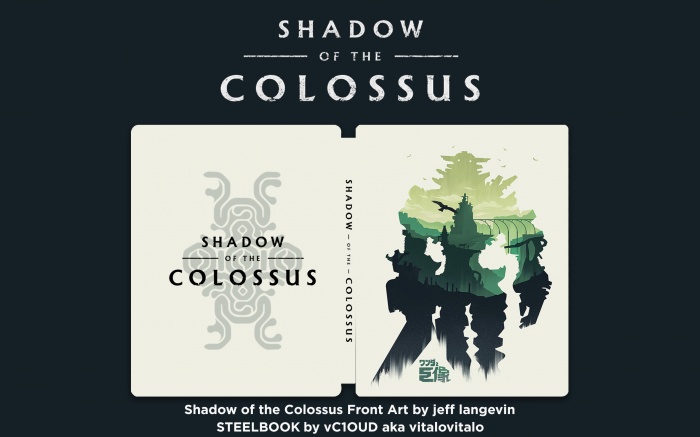 Shadow of the Colossus - Replacement PS4 Cover and Case. NO GAME!!