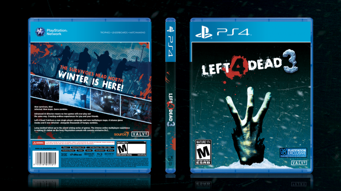 Left 4 Dead 3 PlayStation Box Cover by