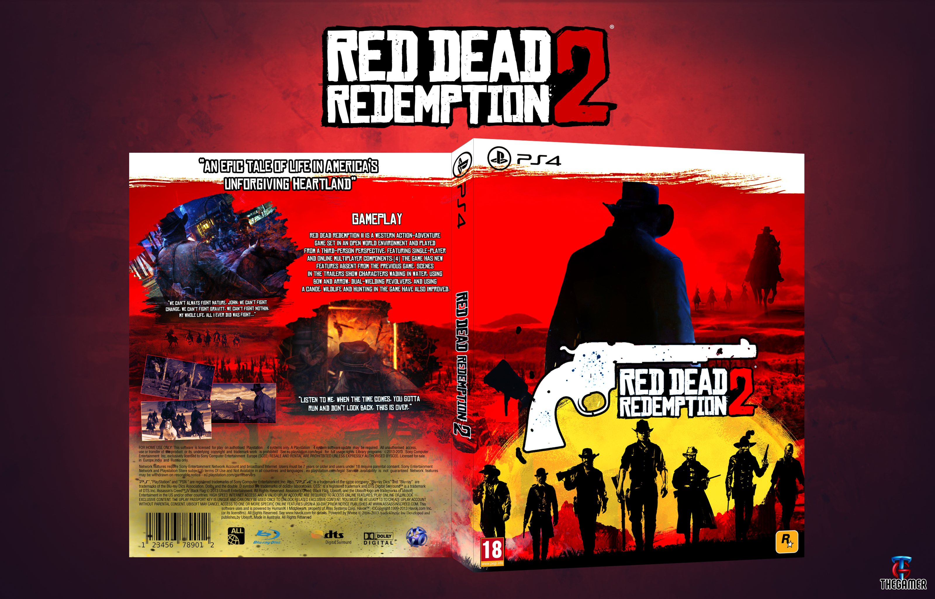 Red Dead Redemption 2 box cover