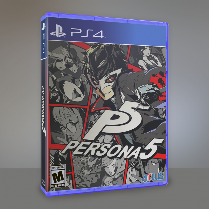 Persona 5 PlayStation 4 Box Art Cover by Brettska99