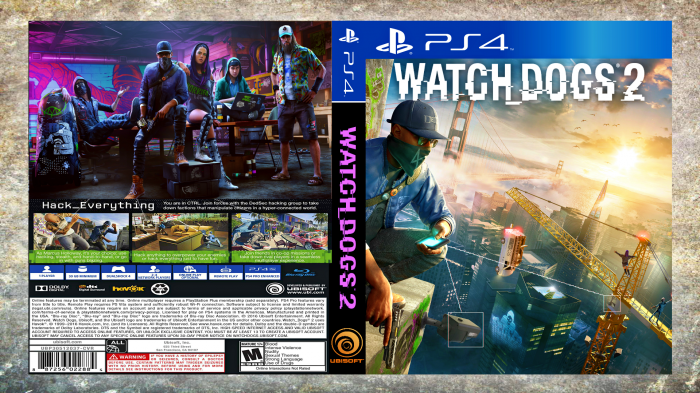 Advent diskret mistænksom Watch Dogs 2 PlayStation 4 Box Art Cover by bodskih