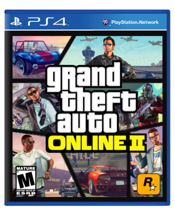 ligning discolor ulv Grand Theft Auto Online 2 PlayStation 4 Box Art Cover by skellydude