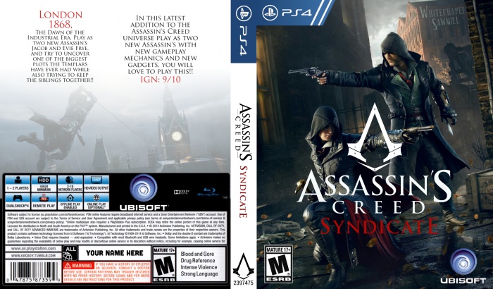 Assassin's Creed Syndicate box art cover