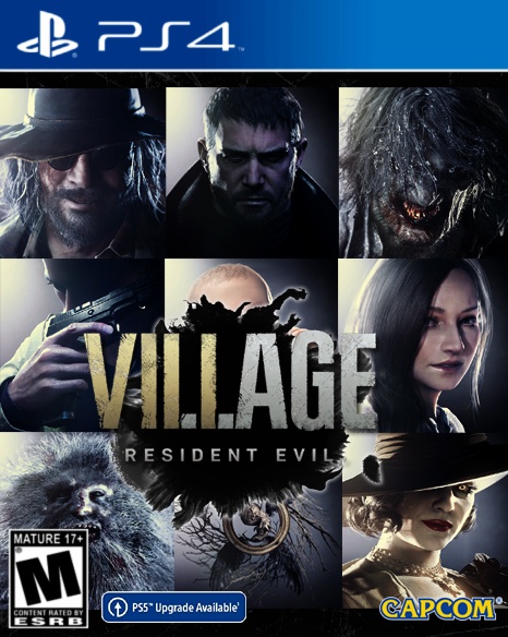 Art by PlayStation Box Village Cover Resident SE-2016 Evil 4