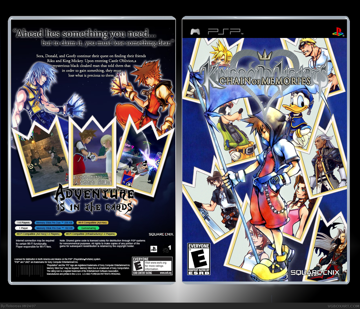 Kingdom Hearts: Chain of Memory box cover
