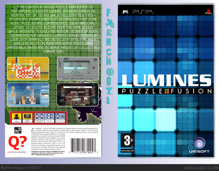 Lumines box art cover
