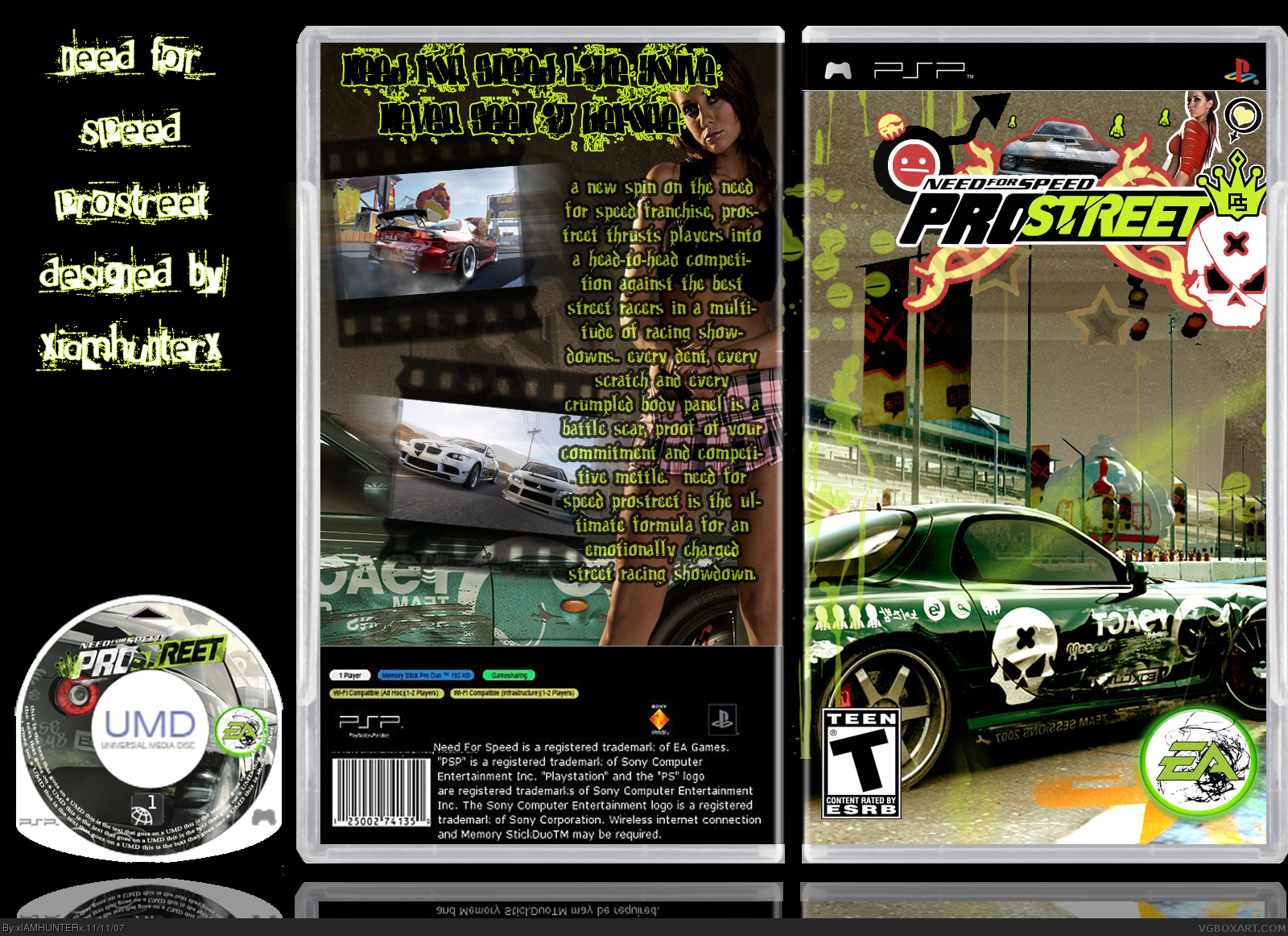 Viewing Full Size Need For Speed Prostreet Box Cover