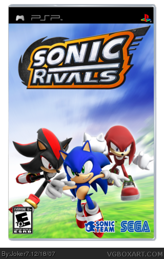 Sonic Rivals box cover
