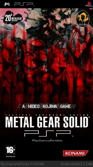 Metal Gear Solid PSP box cover