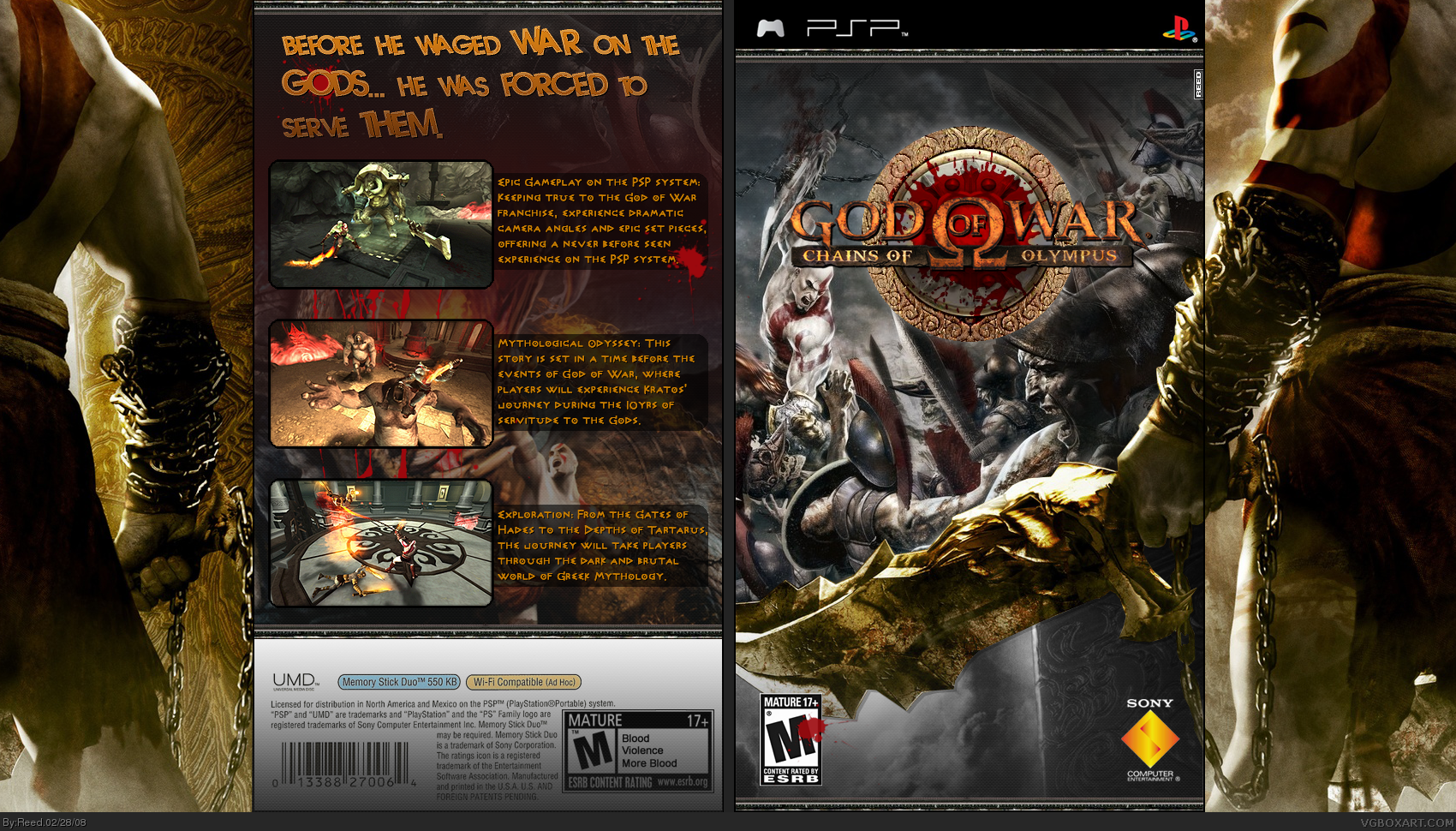 God of War Chains of Olympus PSP Game - PSP