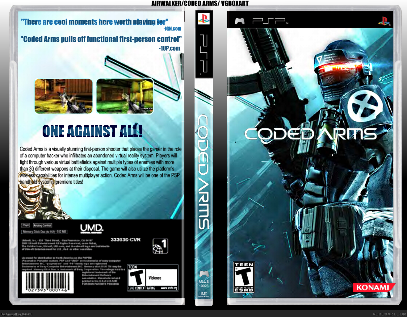 Coded Arms box cover. 