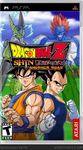 Dragon Ball Z: Shin Budokai Another Road PSP Box Art Cover ...