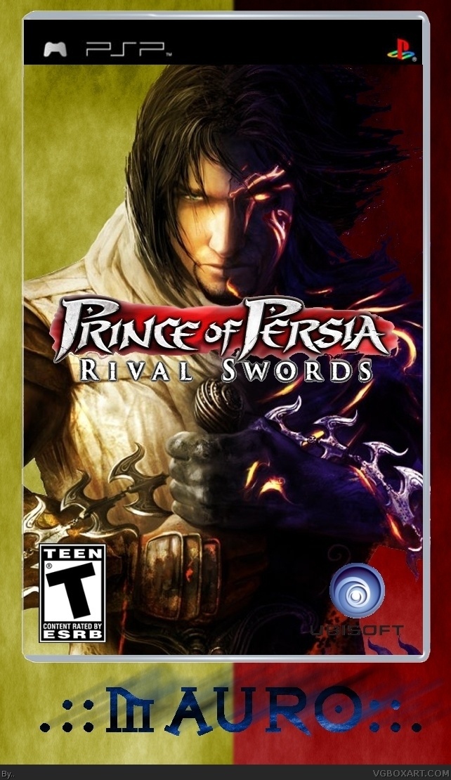 Prince Of Persia: Rival Swords PSP Box Art Cover by axel_master