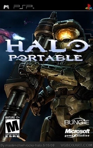 Halo Portable PSP Box Art Cover by master-chief-rocks-halo