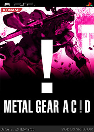 METAL GEAR ACID / PSP box cover