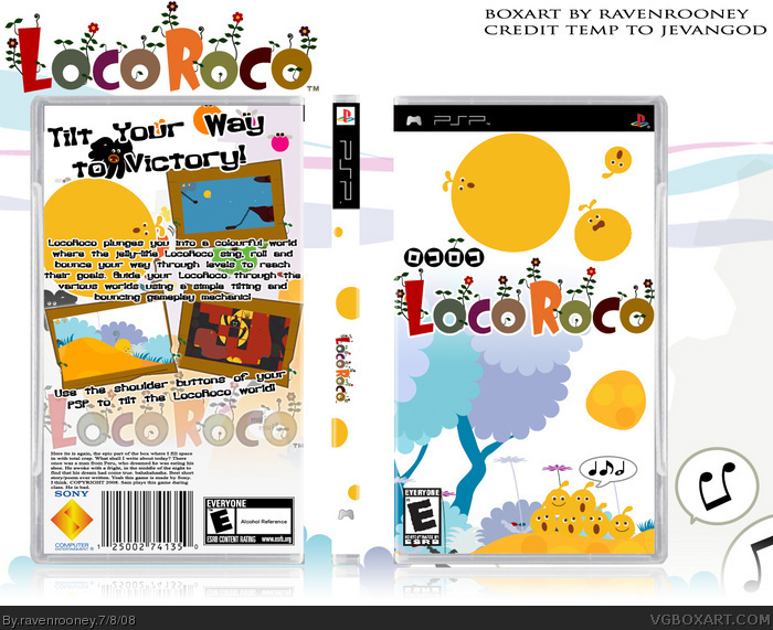 LocoRoco box art cover