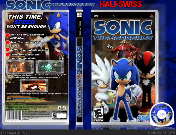 Sonic The Hedgehog 2006 PSP by 299spartians on DeviantArt