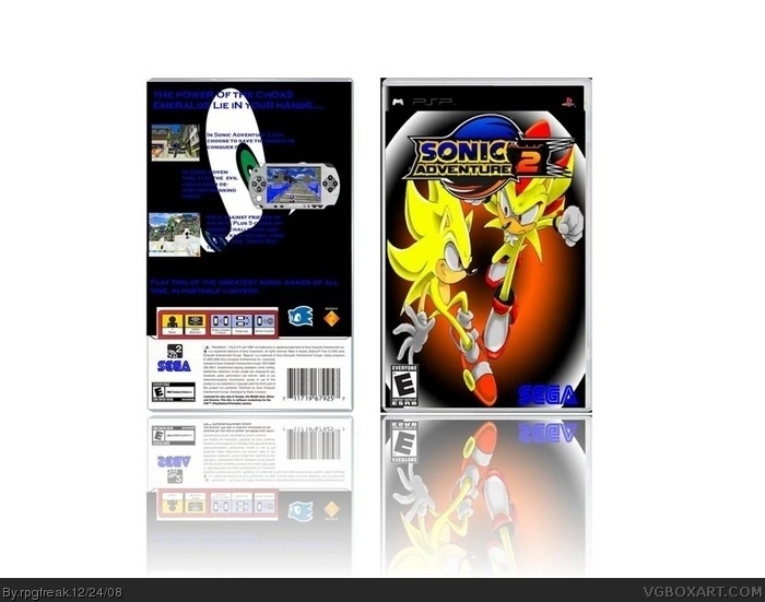 Sonic Adventure 2 Reproduction Standee Sega 35x46” Display Stand Dreamcast