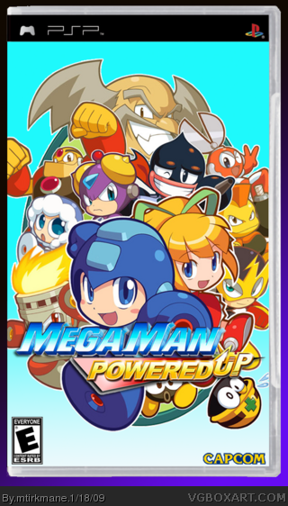Megaman Powered Up box cover