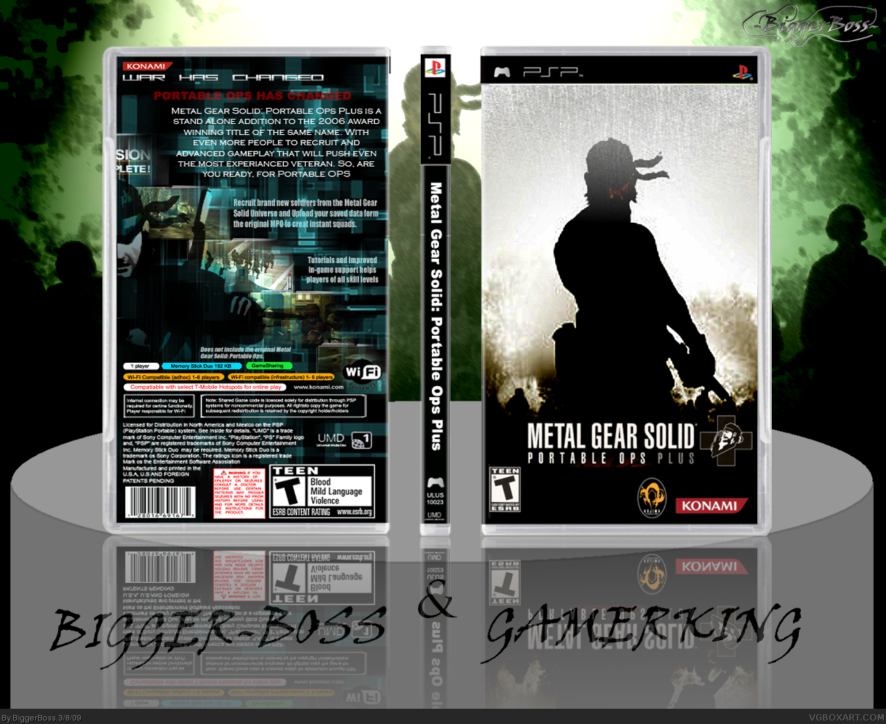 Metal Gear Solid: Portable Ops Plus box cover
