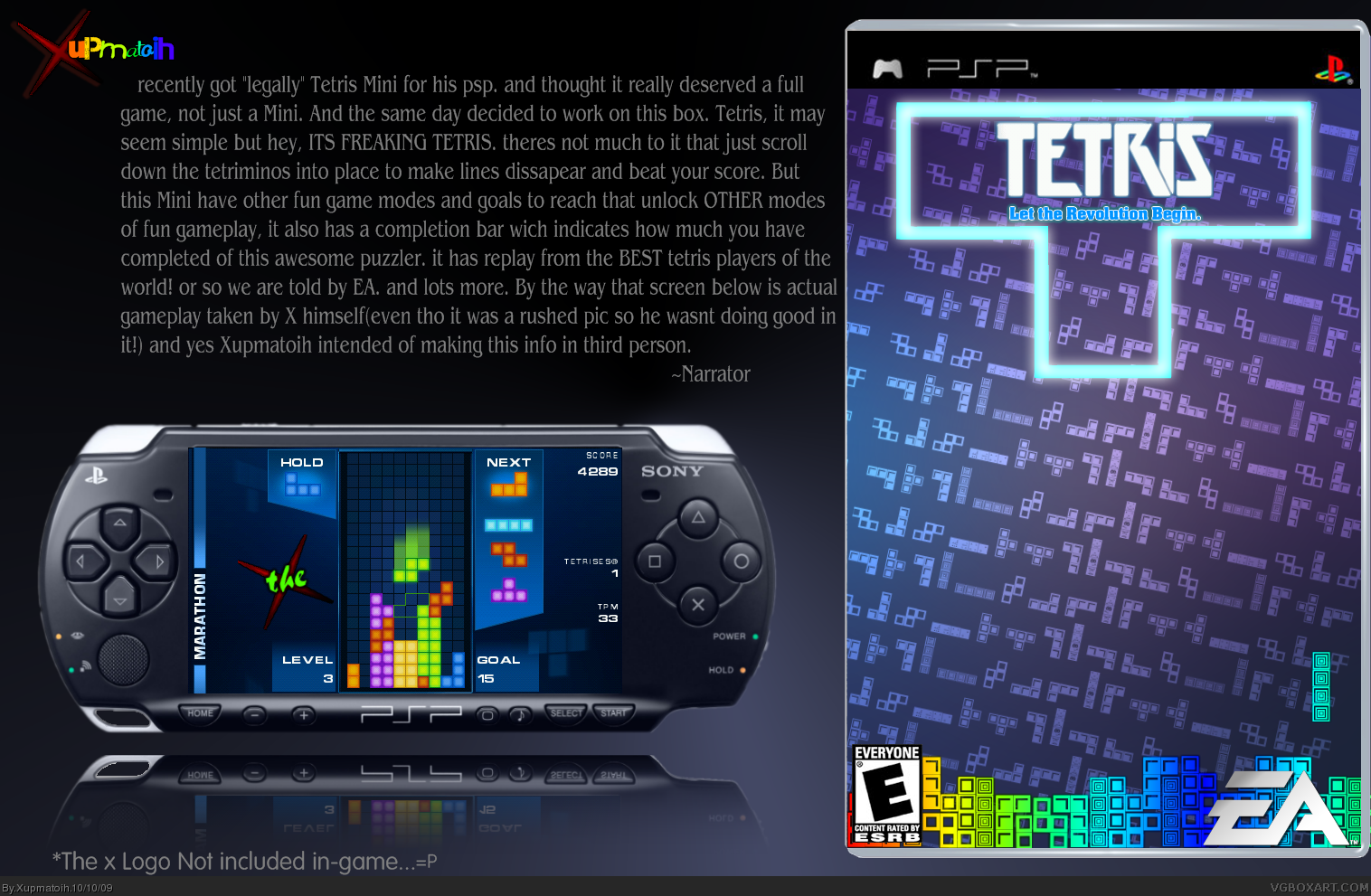 Tetris box cover