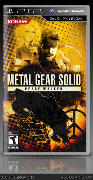 Metal Gear Solid: Peace Walker PSP Box Art Cover by Brettska99