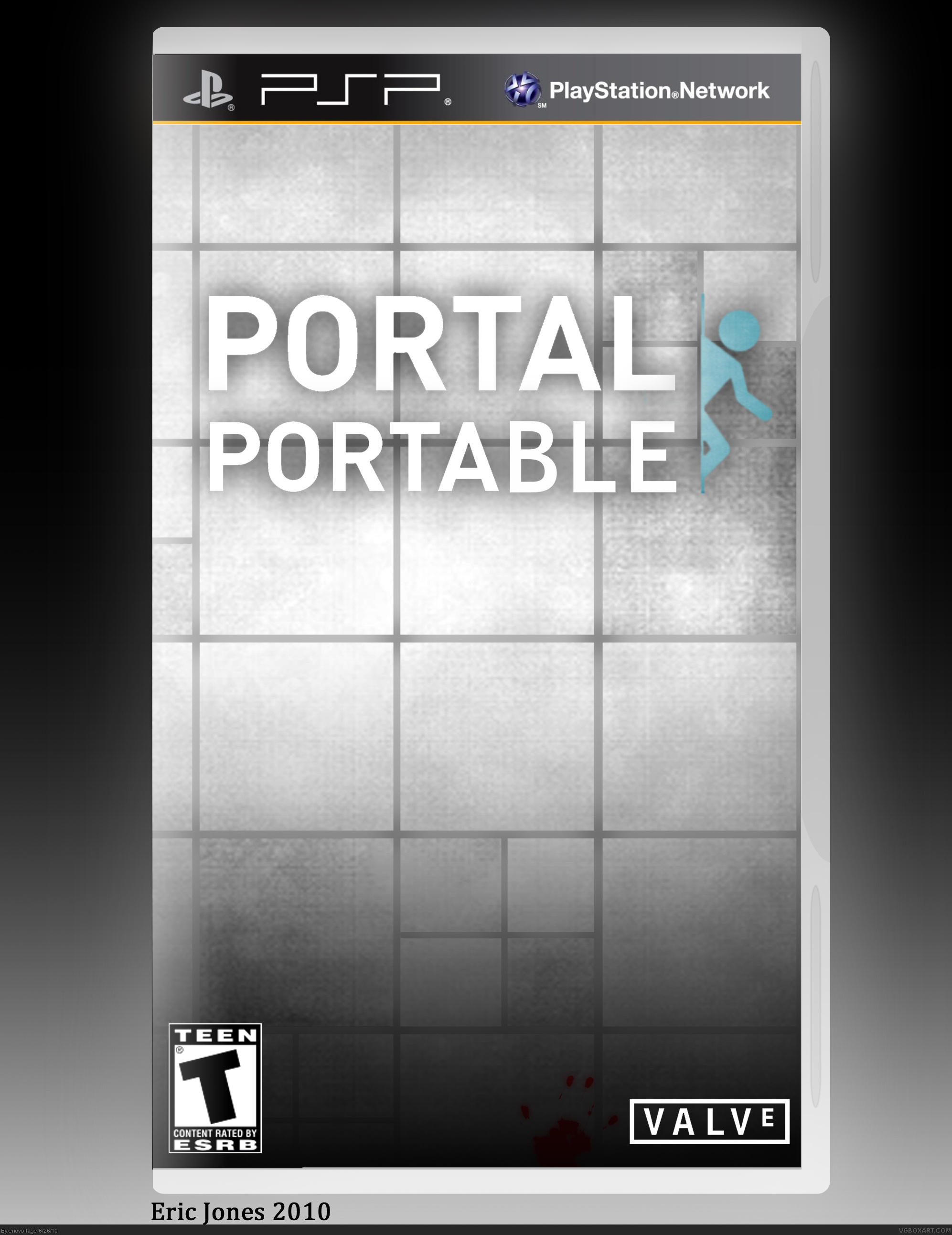 Portal Portable PSP Box Art Cover by ericvoltage