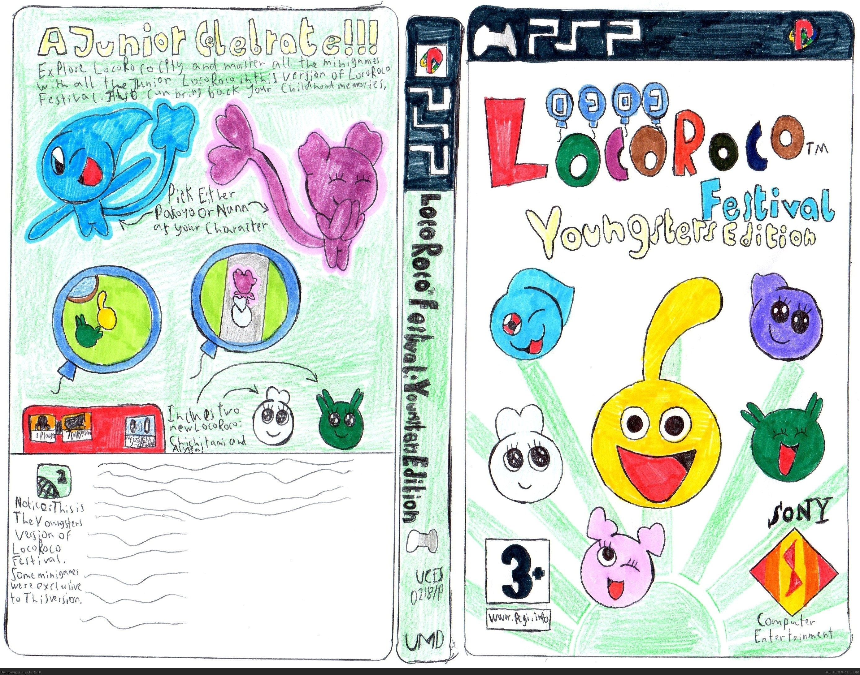LocoRoco Festival: Younsters Edition box cover
