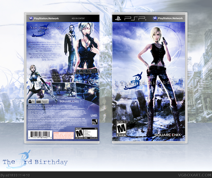 PARASITE EVE 3rd BirthDay PSP Box Art Cover by SquallLion