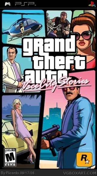 Grand Theft Auto: San Andreas PSP Box Art Cover by DemonFoxSlayer