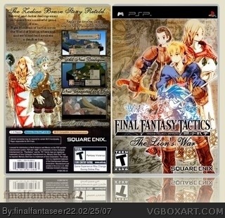 Final Fantasy Tactics: The Lion War box art cover