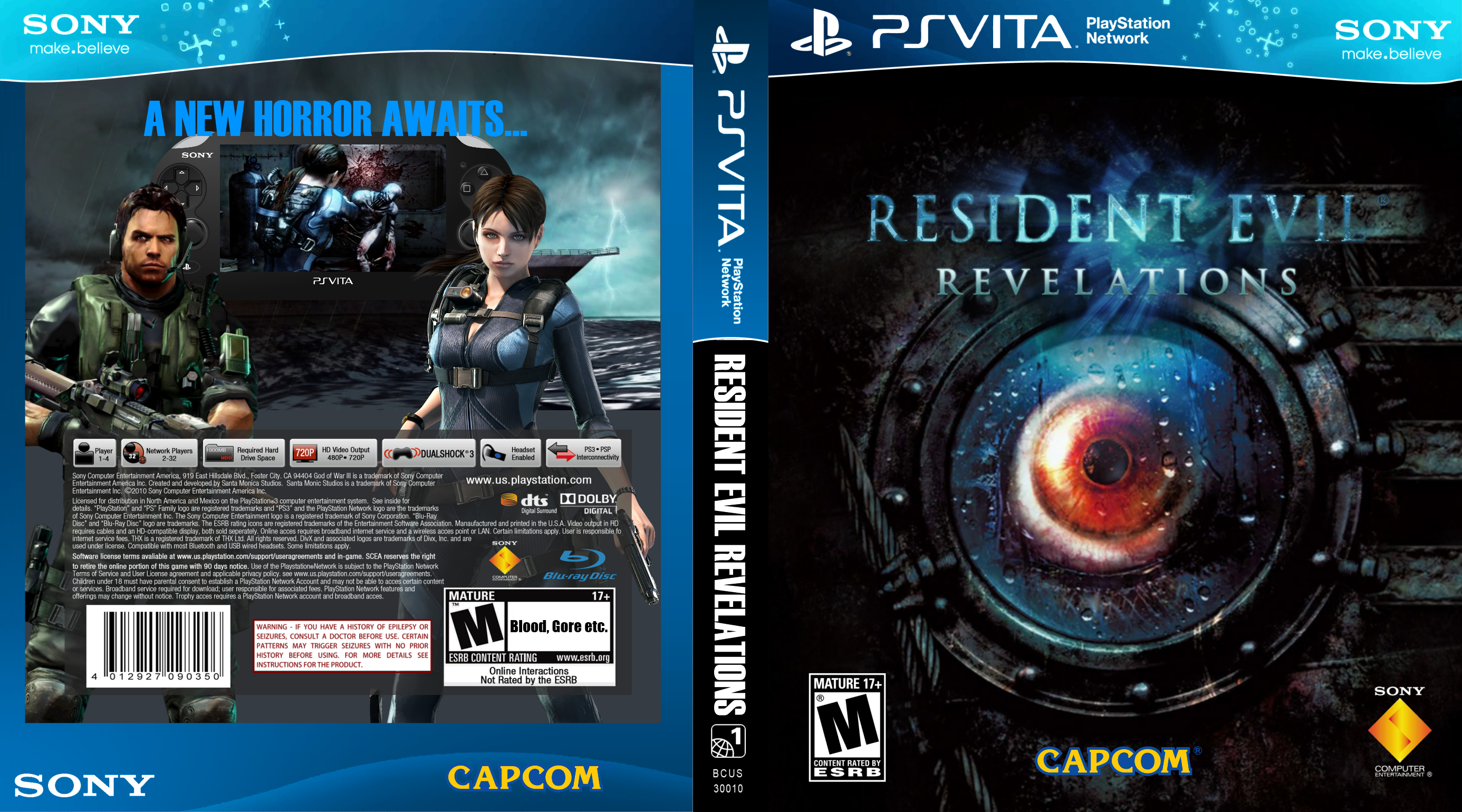 Viewing full size Resident Evil : Revelations box cover.