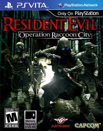 Resident Evil Operation Racoon City: PSvita box cover