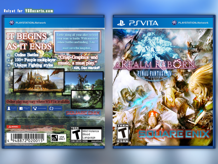 Final Fantasy XIV - A Realm Reborn box art cover