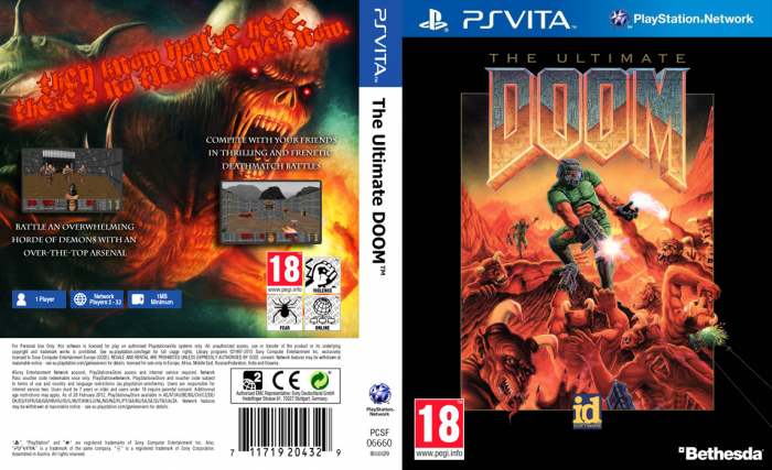 The Ultimate Doom box art cover