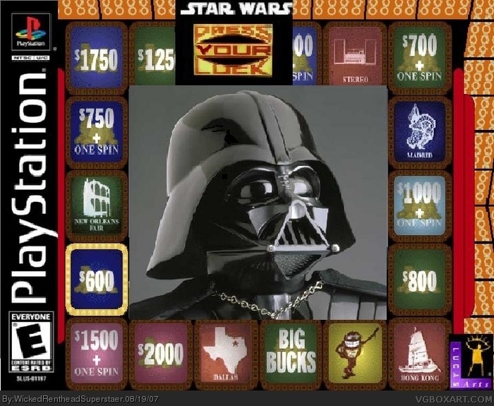 Star Wars Press Your Luck box art cover