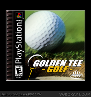 Golden Tee Golf box cover