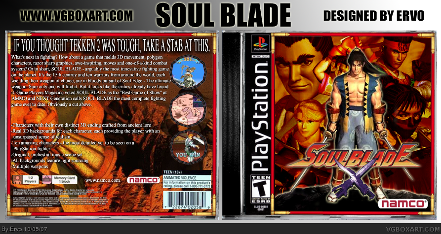 Soul Blade box cover