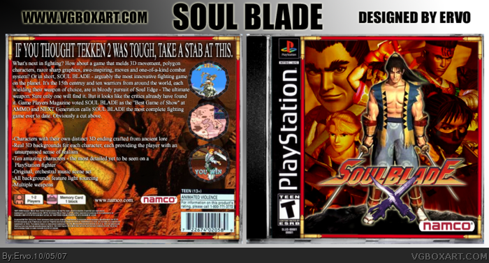 Soul Blade box art cover
