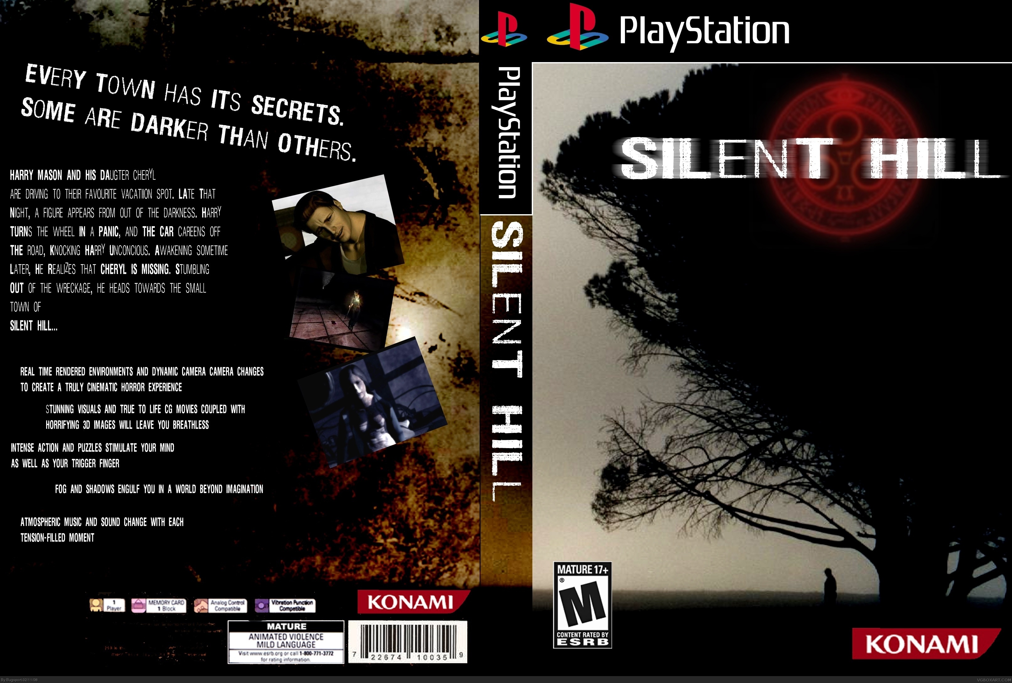 Viewing full size Silent Hill box cover