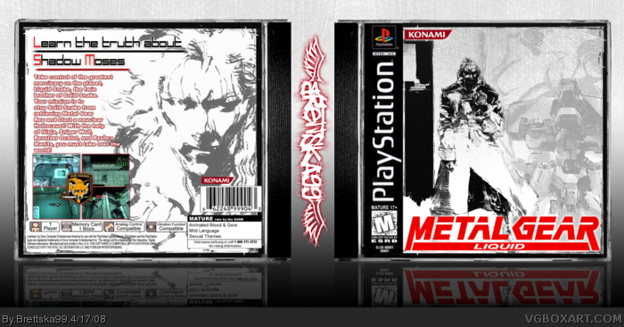 Metal Gear Liquid box art cover