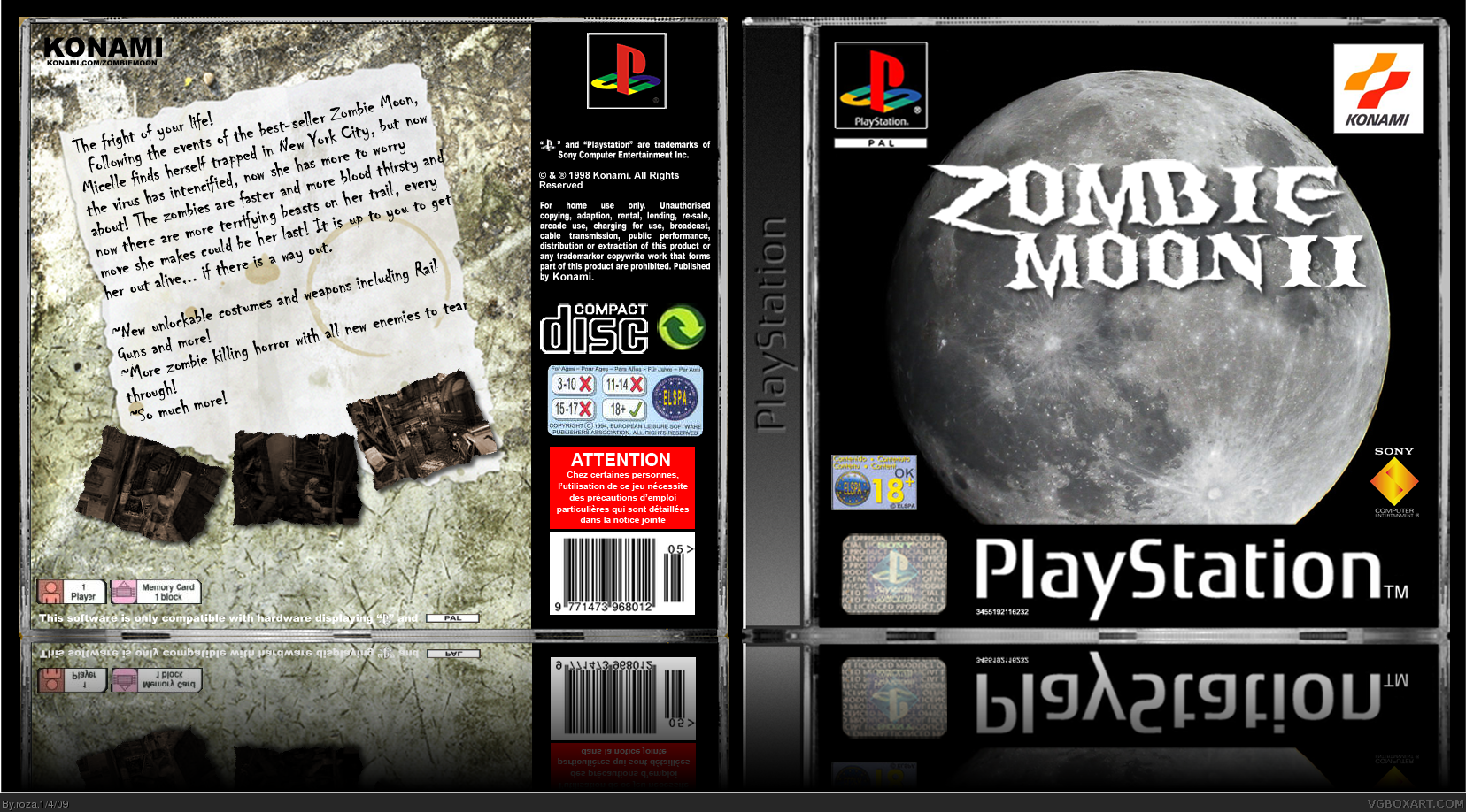 Zombie Moon II box cover